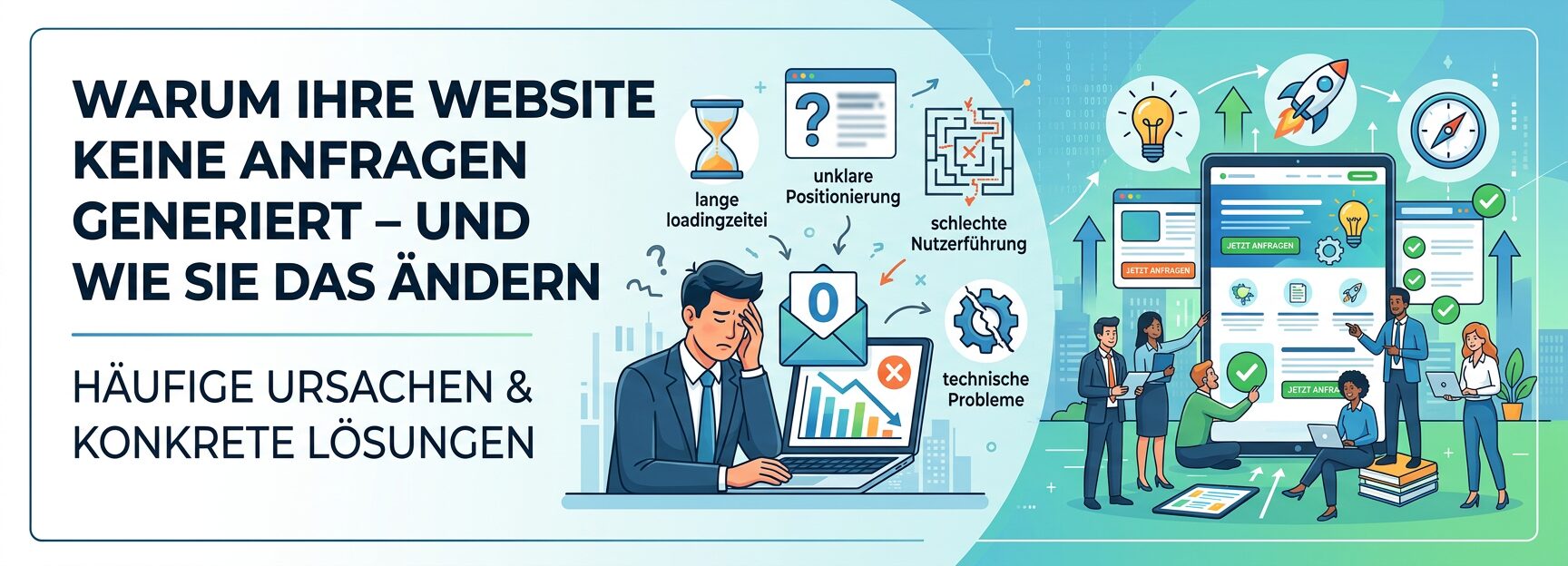 Warum Ihre Website keine Anfragen generiert – und wie Sie das ändern