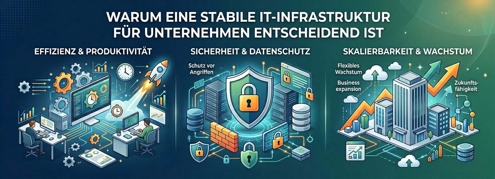 Warum eine stabile IT-Infrastruktur für Unternehmen entscheidend ist