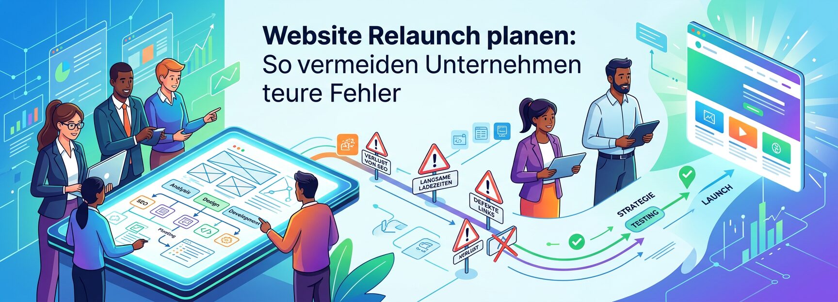 Website Relaunch planen: So vermeiden Unternehmen teure Fehler