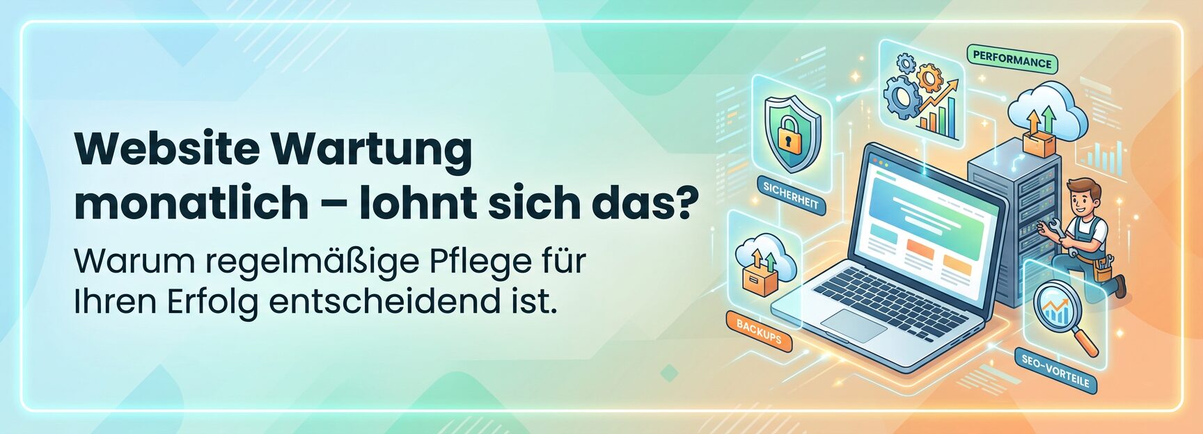 Website Wartung monatlich – lohnt sich das?