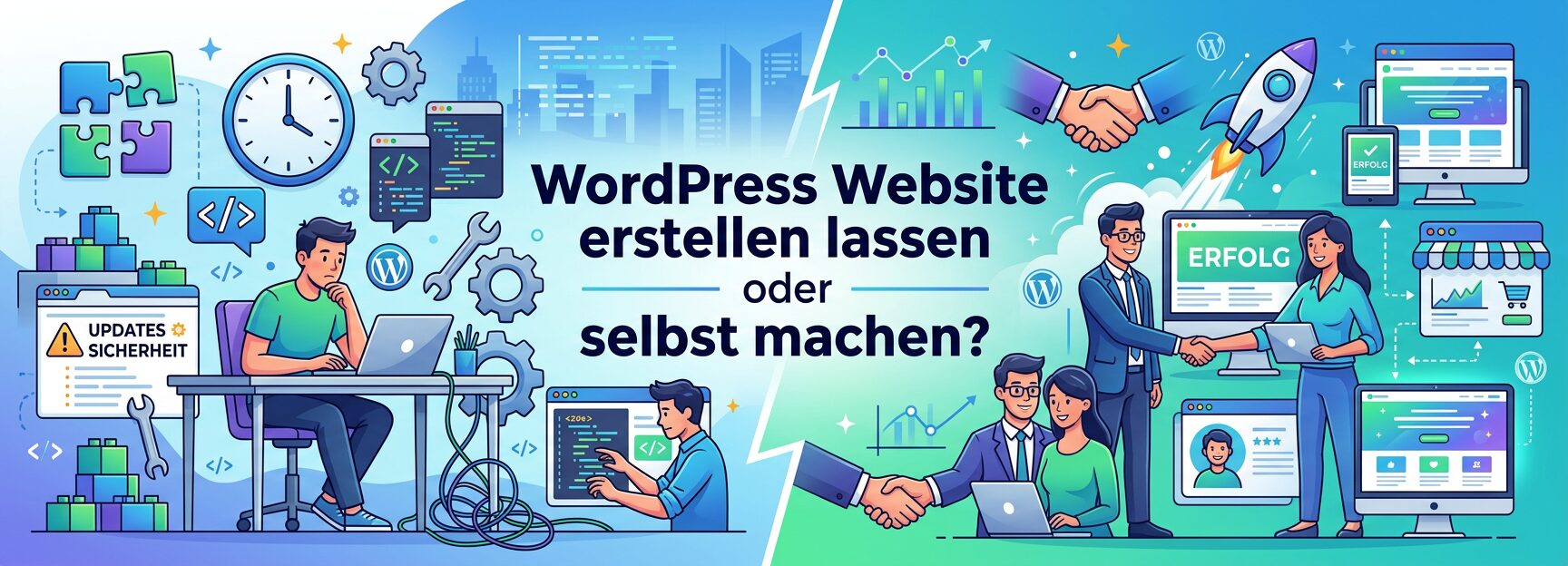 WordPress Website erstellen lassen oder selbst machen?